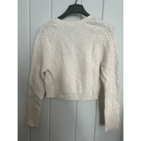 J Crew BV356  Supersoft cropped cable-knit sweater, XS - Picture 3 of 4